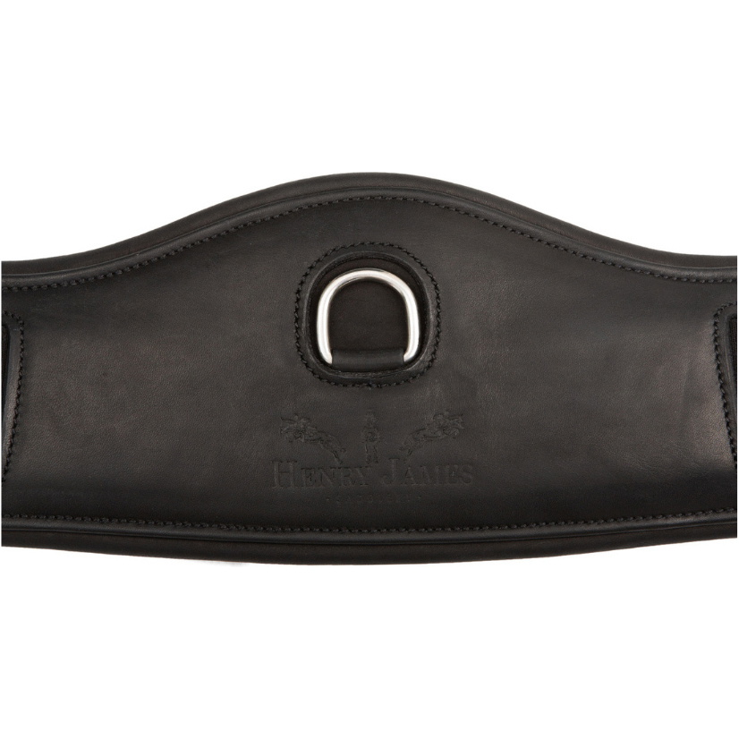 2025 Henry James Saddlery Curved Anatomic Short Girth GRTH-03-SHT - Black